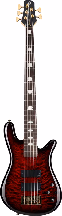 Spector Icon NS-5 Bolt-On Black Cherry Gloss - Elektromos basszusgitár