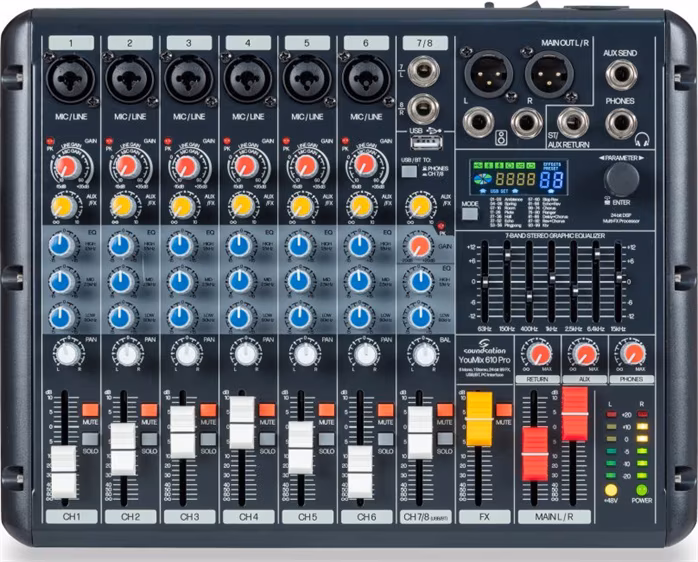 Soundsation YOUMIX 610 PRO - Analóg keverő pultok