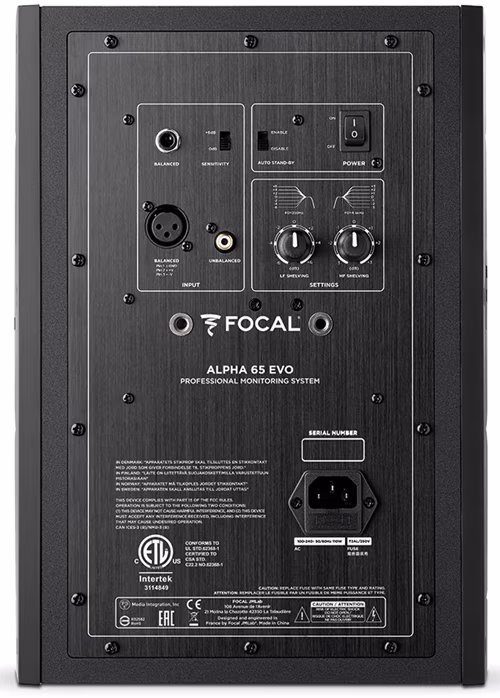 Focal Alpha 65 Evo - Aktív stúdiói monitor