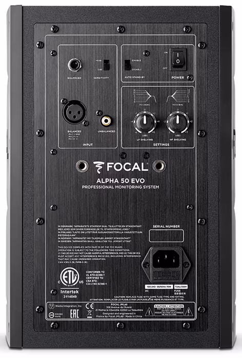 Focal Alpha 50 Evo - Aktív stúdiói monitor