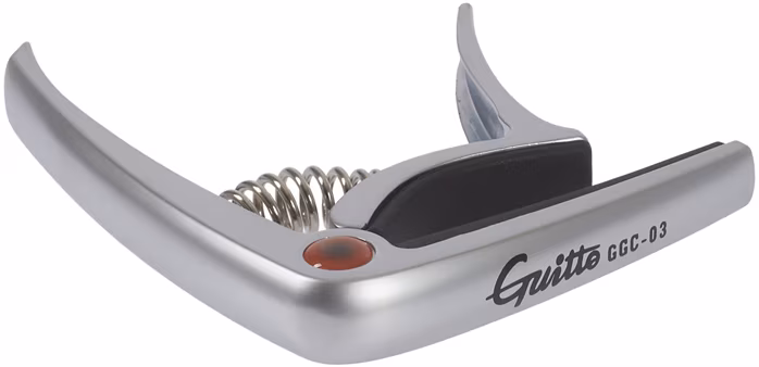 Guitto GGC-03 Metal Capo Silver - Kapodaszter