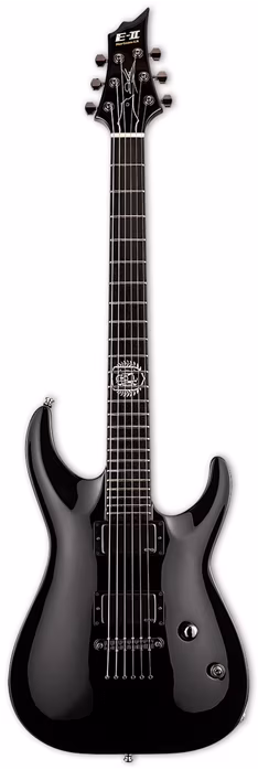 ESP E-II Luke Kilpatrick LK-1 Horizon-NT Black - Elektromos gitár