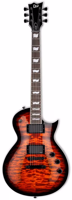 ESP LTD EC-400 QM Vintage Burst - Elektromos gitár