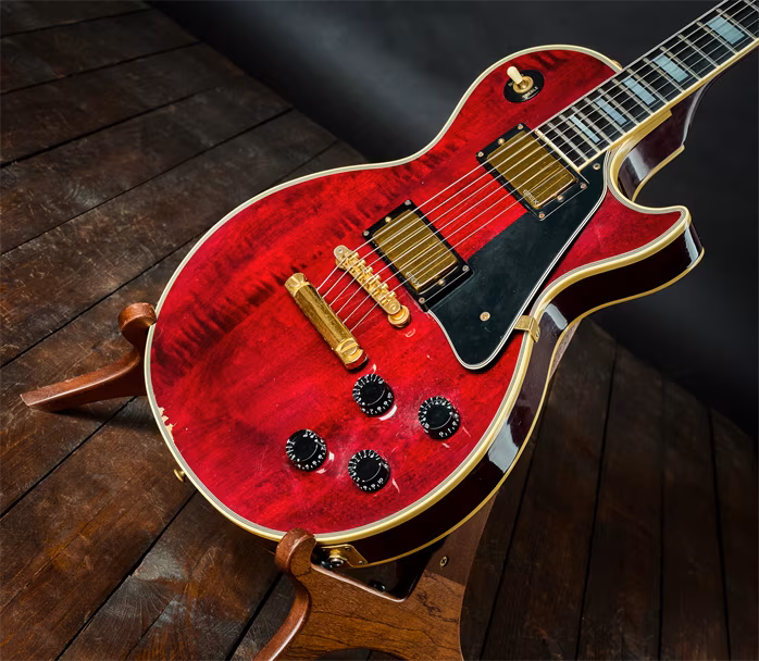 Gibson 1986 Les Paul Custom EMG Pickups - Elektromos gitár