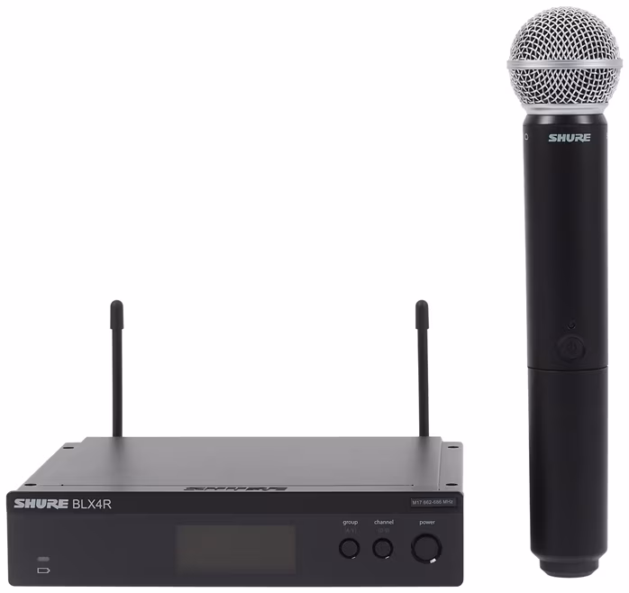 Shure BLX24RE/SM58 M17 - Vezeték nélküli vokál szett
