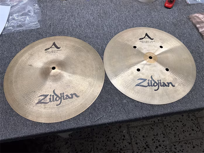 Zildjian 14" A quick beat hi hat (használt) - Hi-hat cintányérok
