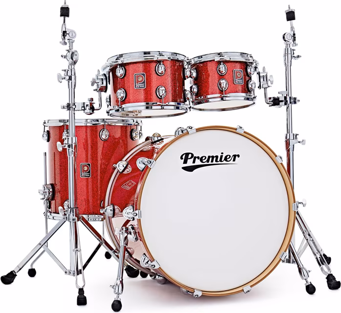 Premier Genista Classic 22" 4pc Shell Pack Red Sparkle - Dobszett