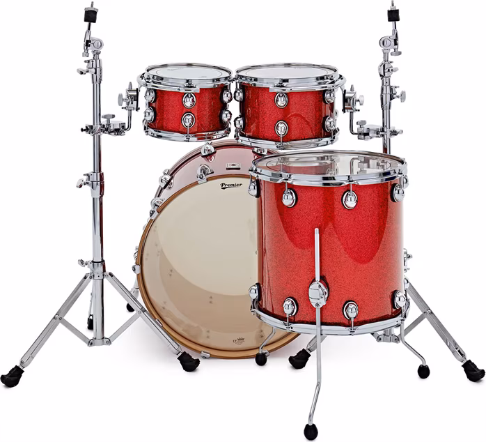 Premier Genista Classic 22" 4pc Shell Pack Red Sparkle - Dobszett