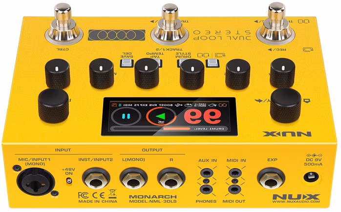 Nux Dual Loop Stereo - Gitár looper