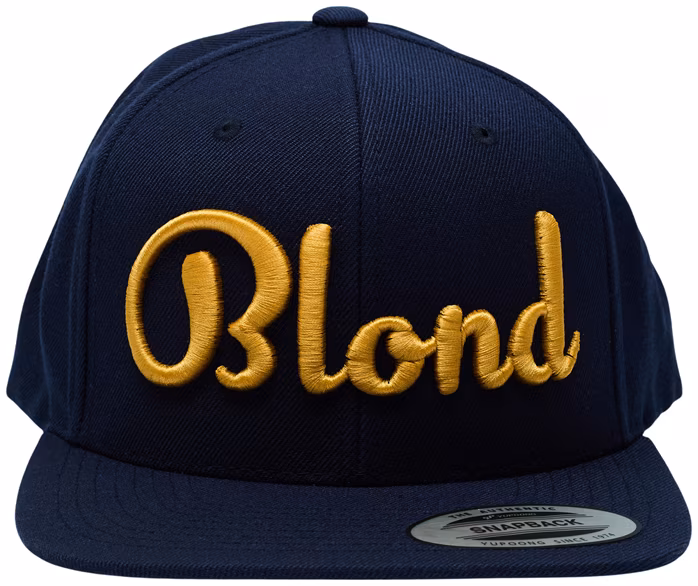 Blond Classic Snapback Navy & Gold - Siltes sapka