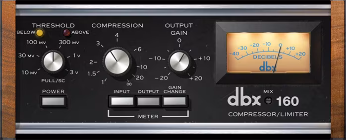 Universal Audio dbx® 160 Compressor / Limiter - Szoftver