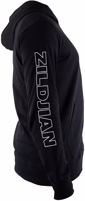 Zildjian Lightweight Zip Hoodie, Black – Large - Pulóver