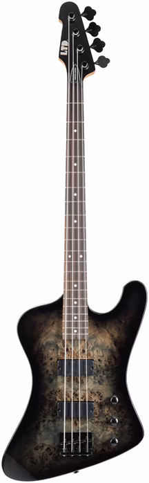 ESP LTD PHX-204DX Black Burst - Elektromos basszusgitár