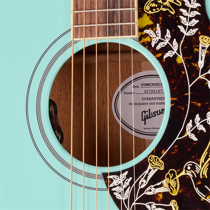 Gibson Hummingbird Standard Southwestern Turquoise - Elektroakusztikus gitár