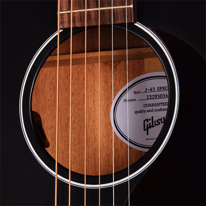 Gibson J-45 Special Satin Ebony - Elektroakusztikus gitár