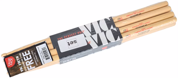 Vic Firth X5A American Classic 4 for 3 Pack - Hickory dobverő