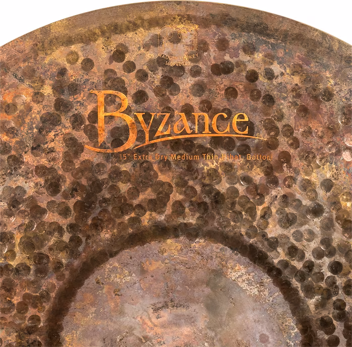 Meinl 15" Byzance Extra Dry Medium Thin Hi-hat - Hi-hat cintányérok