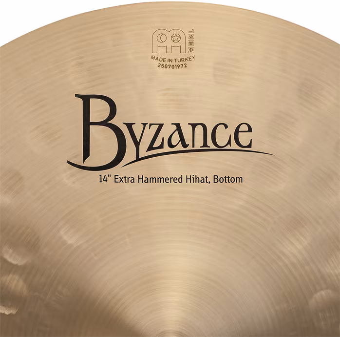 Meinl 14" Byzance Traditional Extra Hammered Hi-hat - Hi-hat cintányérok