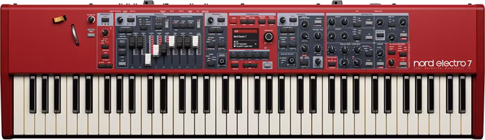 Nord Electro 7 73 - Hordozható színpadi zongora, orgona, szintetizátor