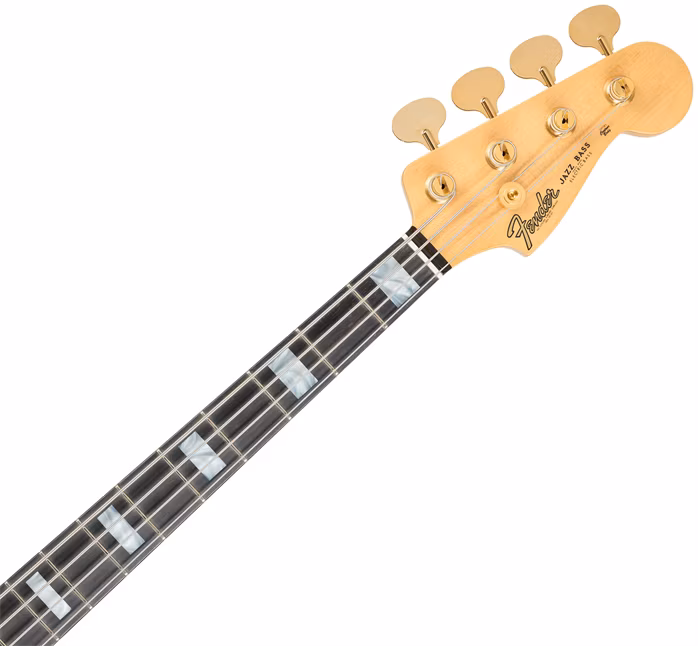 Fender Custom Shop American Custom Jazz Bass EBY NOS White Blonde - Elektromos basszusgitár