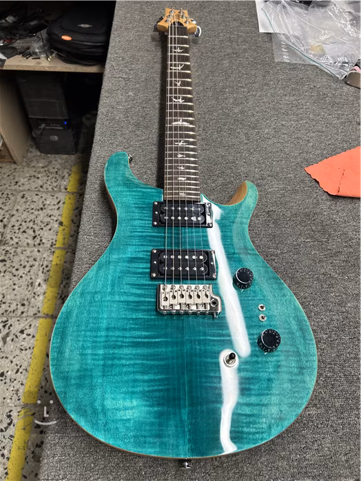 PRS SE Custom 24-08 Turquiose (használt) - Elektromos gitár