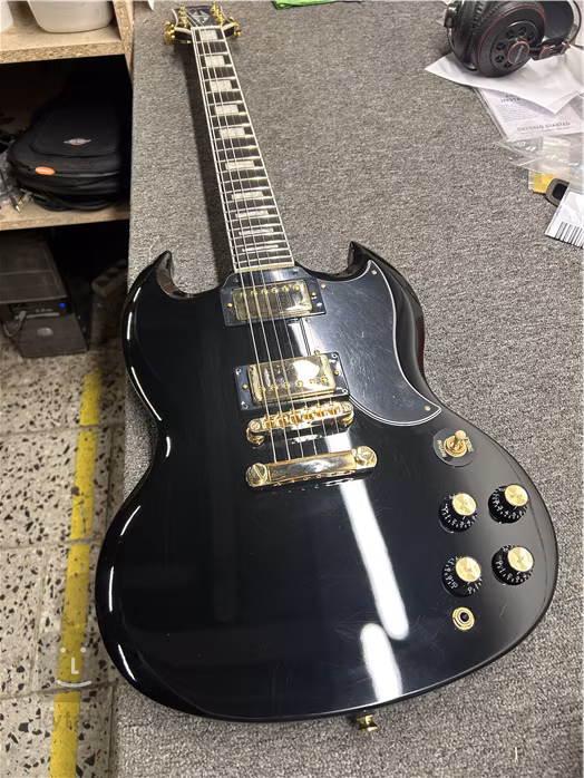 Epiphone SG Custom Ebony (használt) - Elektromos gitár