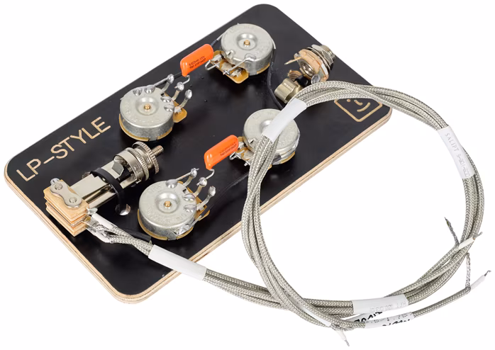 Tube Amp Doctor Pre-wired Harness LP-Style Guitar Longshaft - Elektronikai készlet