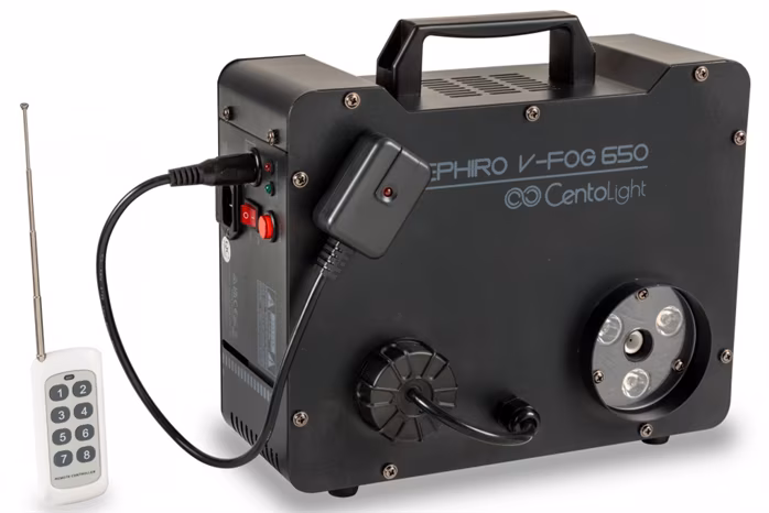 CentoLight ZEPHIRO V-FOG 650 - Ködgép LED-el
