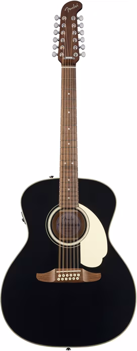 Fender California Deluxe Villager E BLK - 12 húros elektroakusztikus gitár