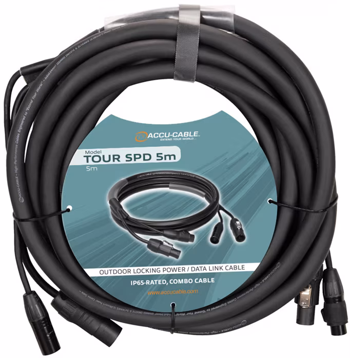 Accu cable Tour SPD 5m - DMX kábel
