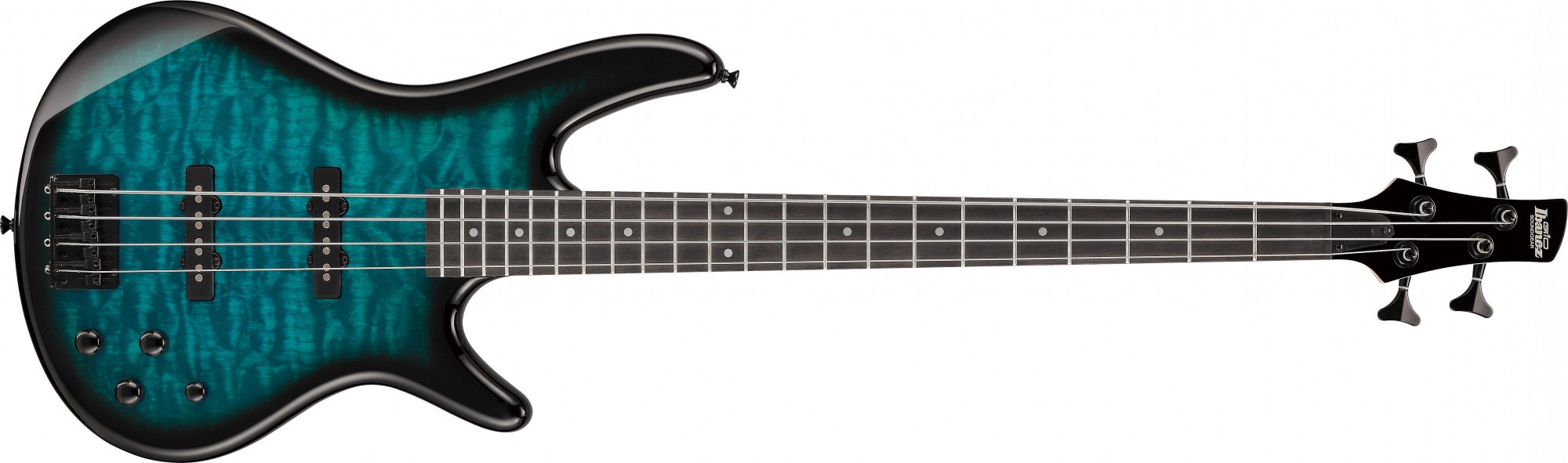 Ibanez GSR280QA Transparent Marine Sunburst
