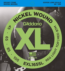 D'Addario EXL165SL - Struny do gitary basowej