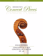 MS Koncert D dur op. 36 - Oskar Rieding - Nuty na skrzypce