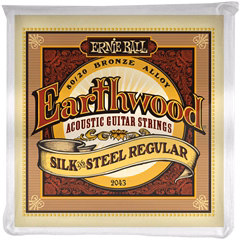 Ernie Ball 2043 Earthwood Silk & Steel Regular - Metalowe struny do gitary akustycznej
