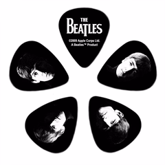 D'Addario 1CBK2-10B2 Meet The Beatles Thin Picks - Kostki sygnowane