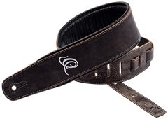 Ortega Leather Strap Roman Marble - Pas gitarowy