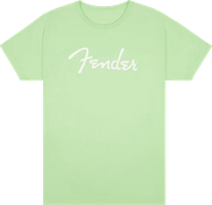 Fender Spaghetti Logo T-Shirt Surf Green - L - Koszulka