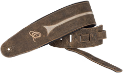 Ortega OSBS-3 Bass Leather Strap - Desert Stone - Pas gitarowy