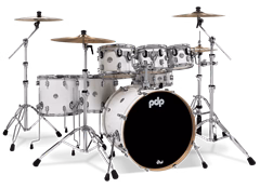 PDP Concept Maple 7 Piece Pearlescent White Laquer - Zestaw perkusyjny