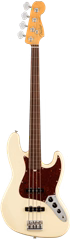 Fender American Professional II Jazz Bass FL RW OWT - Elektryczna gitara basowa bezprogowa