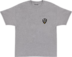 Fender Pick Patch Pocket Tee, Athletic Gray, S - Koszulka