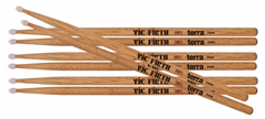 Vic Firth P7ATN4PK American Classic® Terra Series 4pr Value Pack - Pałki hikorowe