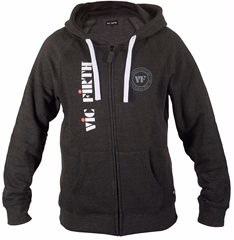 Vic Firth Zip Up Logo Hoodie S - Bluza