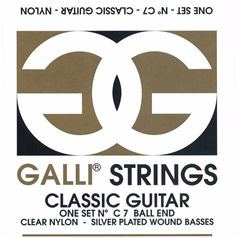 Galli C007 Nylon Ball End Normal - Struny nylonowe do gitary klasycznej