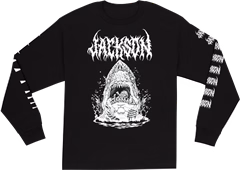 Jackson Sharkrot L/S T-Shirt Black M - Koszulka
