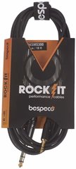 Bespeco ROCKIT Stereo Cable Jack 3,5 TRS - Jack TRS 3 m - Kabel połączeniowy