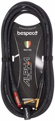 Bespeco Alpha Instrument Cable Silent Neutrik Angled 4.5 m - Kabel instrumentalny