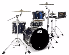 DWe 4-Piece Midnight Blue Metallic Lacquer Kit - Elektroakustyczny zestaw perkusyjny