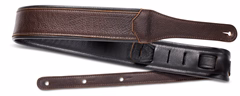 Taylor Koa Plus Leather Strap Black Stitching - Pas gitarowy