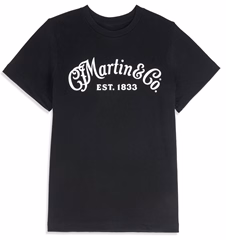 Martin Youth Tee Black/White Logo XL - Koszulka